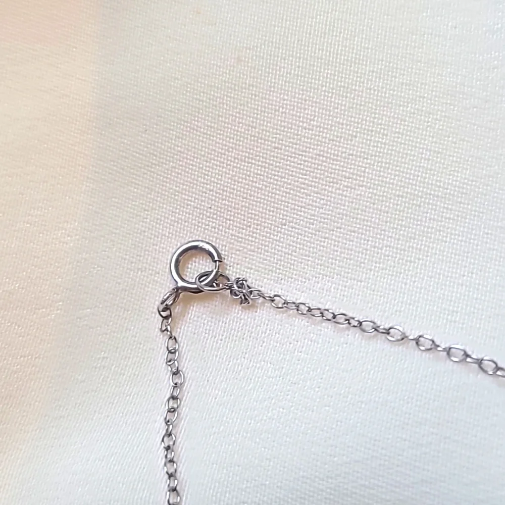 925 CZ accented necklace - Picture 3 of 4